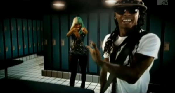  bubble-gum popping Barbie, Minaj and her guitar-strutting Ken, Lil Wayne 